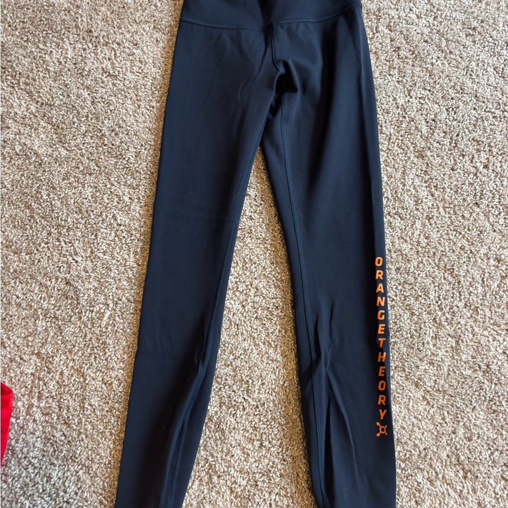 Lululemon Wunder Trains Orangetheory Fitness True Navy Leggings